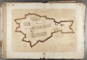 Portfolio of drawings by Mutio Oddi of Urbino and others - Port of Fuentes, c Portfolio of drawings by Mutio Oddi of Urbino and others - Port of Fuentes, c