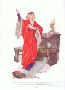 Portia spoke so sweetly of the noble quality of mercy as would have softened any heart Portia spoke so sweetly of the noble quality of mercy as would have softened any heart