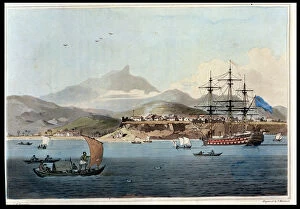 Praia Collection: Porto Praya in the Island of St. Jago, plate 4 from A Voyage to Cochinchina