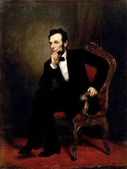 Portrait of Abraham Lincoln, 1869 (oil on canvas) Portrait of Abraham Lincoln, 1869 (oil on canvas)