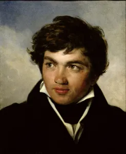 Portrait of Achille-Etna Michallon (1796-1822) c.1818-19 (oil on canvas) Portrait of Achille-Etna Michallon (1796-1822) c.1818-19 (oil on canvas)
