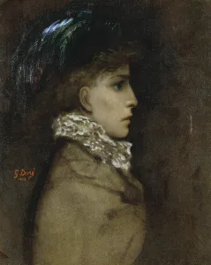 Portrait of the actress Sarah Bernhardt (1844-1923) Peinture de Gustave Dore (1832-1883) Portrait of the actress Sarah Bernhardt (1844-1923) Peinture de Gustave Dore (1832-1883)