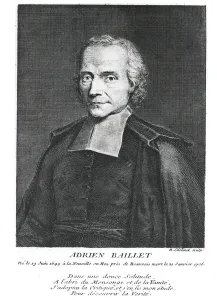 Portrait of Adrien Baillet (1649-1706) (engraving) (b/w photo) Portrait of Adrien Baillet (1649-1706) (engraving) (b/w photo)