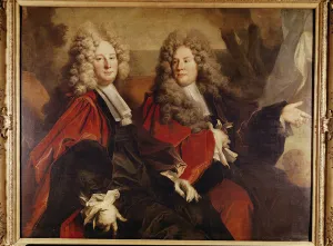 Portrait of Alderman Hugues Desnots and Alderman Bouhet, elected in 1702 (oil on canvas) Portrait of Alderman Hugues Desnots and Alderman Bouhet, elected in 1702 (oil on canvas)