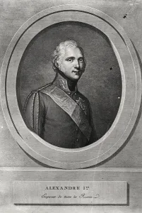 Portrait of Alexander I (1777-1825) engraved by Pierre Alexandre Tardieu (1756-1844) Portrait of Alexander I (1777-1825) engraved by Pierre Alexandre Tardieu (1756-1844)