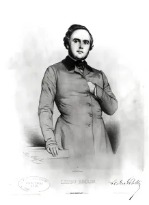 Portrait of Alexander Ledru-Rollin (1807-1874) (litho) (b/w photo) Portrait of Alexander Ledru-Rollin (1807-1874) (litho) (b/w photo)