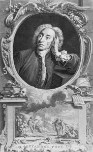 Portrait of Alexander Pope (1688-1744), engraved by Jacobus Houbraken (1698-1780) Portrait of Alexander Pope (1688-1744), engraved by Jacobus Houbraken (1698-1780)
