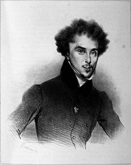 Portrait of Alexandre Dumas, engraving by Deveria, 1838 Portrait of Alexandre Dumas, engraving by Deveria, 1838