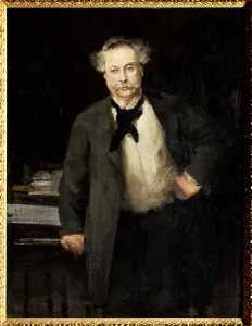 Portrait of Alexandre Dumas Jr. (1824-1895), French writer Portrait of Alexandre Dumas Jr. (1824-1895), French writer