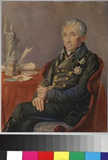 Portrait of Alexey Nikolayevich Olenin (1763-1843) par Olenin, Pyotr Alexeevich (1828-1855)