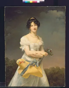 Portrait of Amelie-Justine Laidin de la Bouterie, nee Pontois Portrait of Amelie-Justine Laidin de la Bouterie, nee Pontois