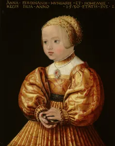 Portrait of Anna of Austria Aged Two, 1530 (oil on panel) Portrait of Anna of Austria Aged Two, 1530 (oil on panel)