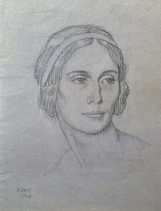Portrait of Anna Pavlova (1881-1931), 1908 (charcoal on paper) Portrait of Anna Pavlova (1881-1931), 1908 (charcoal on paper)