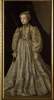 Portrait of Anne of Austria (or Anne of Habsburg) (Painting, 16th century) Portrait of Anne of Austria (or Anne of Habsburg) (Painting, 16th century)