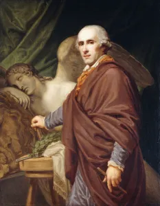 Portrait of Antonio Canova (1757-1822), three-quarter length, in brown robes Portrait of Antonio Canova (1757-1822), three-quarter length, in brown robes