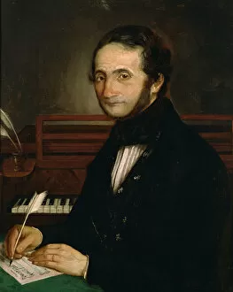 Portrait of Antonio Sarti (1784-1855) (oil on canvas)