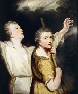 Portrait of the Artist and Thomas Jervais as Adoring Shepherds, (oil on canvas) Portrait of the Artist and Thomas Jervais as Adoring Shepherds, (oil on canvas)