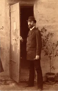 Portrait of the artist Vasily Dmitrievich Polenov (Vassili Dmitrievich Polenov) (1844-1927). Albumin Photo, 1884 Portrait of the artist Vasily Dmitrievich Polenov (Vassili Dmitrievich Polenov) (1844-1927). Albumin Photo, 1884