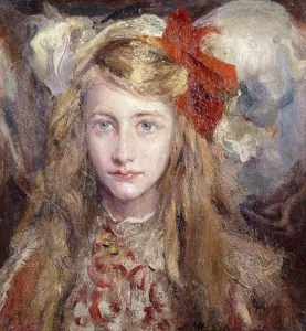 Portrait of the Artist's Daughter Pippi, (oil on canvas) Portrait of the Artist's Daughter Pippi, (oil on canvas)