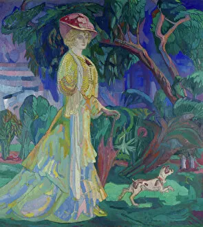 Multicolored Gallery: Portrait of the Artist's Wife, 1908 (oil on canvas)