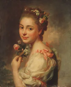 Portrait of the Artist's Wife, Marie Suzanne, 1763 (pastel on canvas) Portrait of the Artist's Wife, Marie Suzanne, 1763 (pastel on canvas)