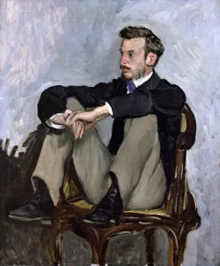 Portrait of Auguste Renoir (1841-1919), 1867 (oil on canvas) Portrait of Auguste Renoir (1841-1919), 1867 (oil on canvas)