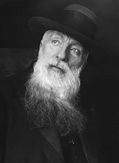 Portrait of Auguste Rodin (1840-1917), by Shumov, Pyotr Ivanovich (1872-1936). Photograph, Between 1912 and 1917