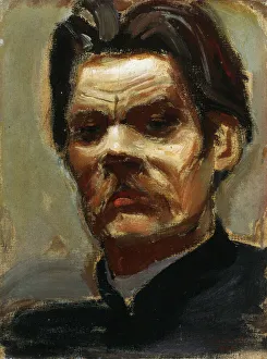 Portrait of the author Maxim Gorky (1868-1939) (Maxime Gorki) - Gallen-Kallela Portrait of the author Maxim Gorky (1868-1939) (Maxime Gorki) - Gallen-Kallela