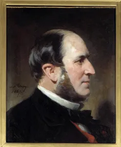 Portrait of Baron Eugene-Georges Haussmann, Prefet of Paris (1809-1891 Portrait of Baron Eugene-Georges Haussmann, Prefet of Paris (1809-1891