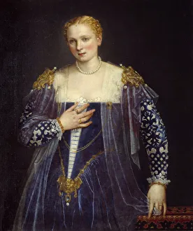 Portrait of the Beautiful Nani Painting by Paolo Veronese (1528-1588) 16th century Sun Portrait of the Beautiful Nani Painting by Paolo Veronese (1528-1588) 16th century Sun