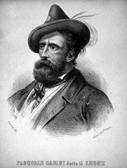 Portrait of Brigand Pasquale Garini, known as 'The Lion', 19th century Portrait of Brigand Pasquale Garini, known as 'The Lion', 19th century