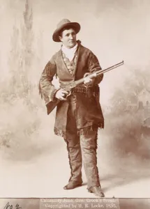 Portrait of Calamity Jane, 1895 (albumen print) Portrait of Calamity Jane, 1895 (albumen print)