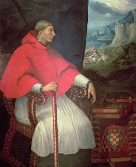 Portrait of Cardinal Francisco Ximenez de Cisneros (1437-1517), 1604 (oil on canvas) Portrait of Cardinal Francisco Ximenez de Cisneros (1437-1517), 1604 (oil on canvas)