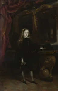 Portrait of Charles II (1661-1700) of Habsbourg aged 12, 1673-85 (oil on canvas) Portrait of Charles II (1661-1700) of Habsbourg aged 12, 1673-85 (oil on canvas)