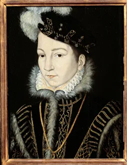 Portrait of Charles IX, King of France (1550 - 1574). Atelier de Francois Clouet Portrait of Charles IX, King of France (1550 - 1574). Atelier de Francois Clouet