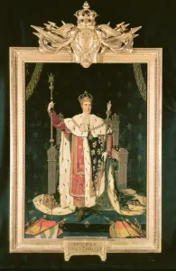 Portrait of Charles X (1757-1836) in Coronation Robes, 1829 (oil on canvas) Portrait of Charles X (1757-1836) in Coronation Robes, 1829 (oil on canvas)
