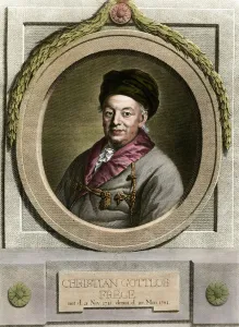 Portrait of Christian Frege (1715-1781) German mathematician Portrait of Christian Frege (1715-1781) German mathematician