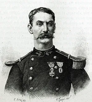 Portrait of Commander Joseph Gallieni, during the expediton in Africa (1879-1882) Portrait of Commander Joseph Gallieni, during the expediton in Africa (1879-1882)