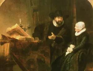 Portrait of Cornelius Anslo and his Wife, 1641 (oil on canvas) Portrait of Cornelius Anslo and his Wife, 1641 (oil on canvas)