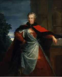 Portrait of Countess Elzbieta Helena Sieniawska (1669-1729), nee Lubomirska, Anonymous Portrait of Countess Elzbieta Helena Sieniawska (1669-1729), nee Lubomirska, Anonymous