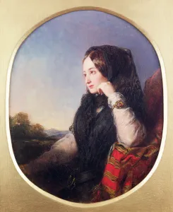 Portrait of Countess Eugenie (1826-1920), 1846 (oil on canvas) Portrait of Countess Eugenie (1826-1920), 1846 (oil on canvas)