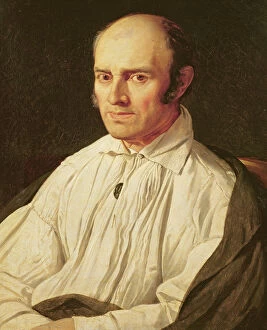 White Shirt Collection: Portrait of Desmarets, c. 1805 (oil on canvas)
