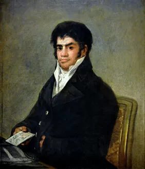 Postage Gallery: Portrait of Don Francisco del Mazo, circa 1815-1820 (oil on canvas)