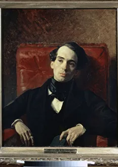 'Portrait du militaire et poete Alexander Nikolaevich Strugovshchikov (1808-1878)" 'Portrait du militaire et poete Alexander Nikolaevich Strugovshchikov (1808-1878)"