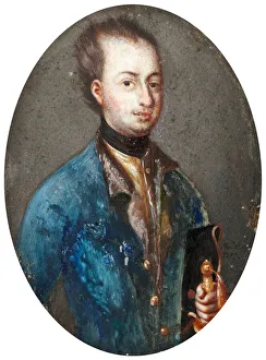 Portrait du roi Charles XII de Suede (1682-1718) - Oeuvre de Johannes Heinrich Moeller (1814-1885) Portrait du roi Charles XII de Suede (1682-1718) - Oeuvre de Johannes Heinrich Moeller (1814-1885)