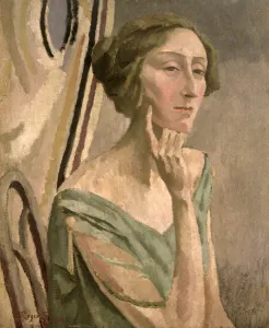 Portrait of Edith Sitwell (1887-1964), 1915 (oil on canvas) Portrait of Edith Sitwell (1887-1964), 1915 (oil on canvas)