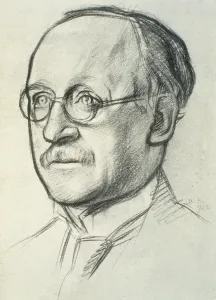 Rothenstein William 1872 1945 Gallery: Portrait of Edwin Lutyens (1869-1944), 1922 (litho)