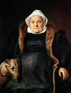 Portrait of an Elderly Woman or, The Falconers Wife, 1558 (oil on canvas) Portrait of an Elderly Woman or, The Falconers Wife, 1558 (oil on canvas)