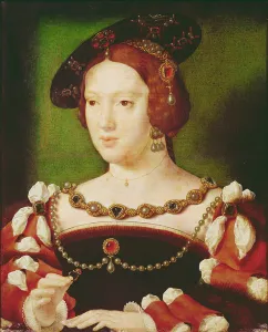 Portrait of Eleanor of Hapsbourg (1498-1558) (oil on panel) Portrait of Eleanor of Hapsbourg (1498-1558) (oil on panel)