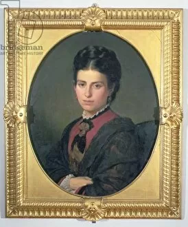Images Dated 8th January 2008: Portrait of Emilia Sampieri, 1870 (oil on canvas)